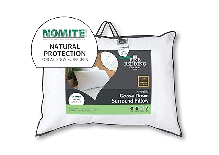 The Fine Bedding Company Luxury Goose Feather Pillow Feather