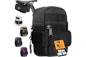 Lumiere & Co. Road Bike Saddle Bag, Bike Bag, Mountain Bike Saddle Bag, Small Bike Seat Bags, Bike Under Seat Bag, Bicycle accessories, Bike Bags, Bike Seat Bag,