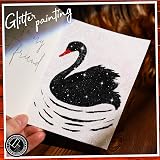 LEOBRO Black Glitter Powder 150g 1/128in Fine Glitter for Crafts Resin Tumbler view 5