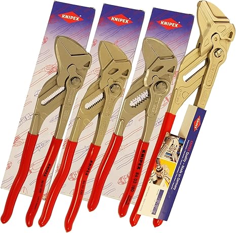 Knipex 8603 Pince Pour Pompe A Eau Pince Cle Sanitaire Tuyau Pince 4 Pieces Xl Pince Pour Pompe A Eau 180 250 300 400 Mm Cle 86 03 180 250 300 400 Plombiers 180 400 Mm Amazon Fr Auto Et Moto