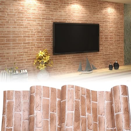 3d Brick Stone Wallpaper Self Adhesive Thick White Grey Vinyl Texture Wall Paper Wallpaper Rolls Sheets Wallpaper Accessories