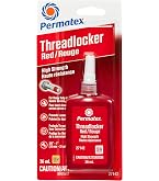 Permatex 26242 Red High Strength 262 Threadlocker, 36mL : Amazon