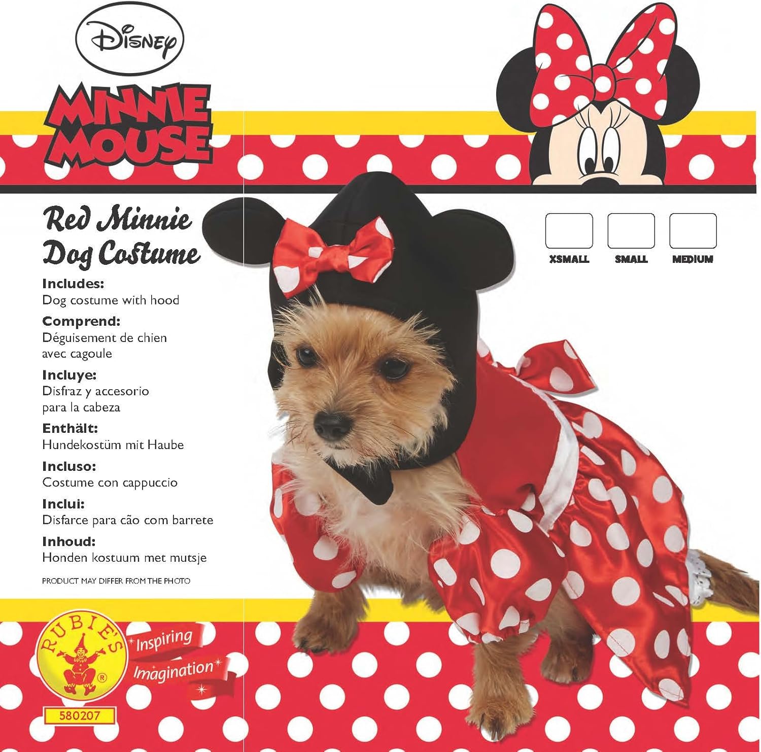 Rubies 3580207 Disfraz Para Perros Diseno De Minnie Mouse