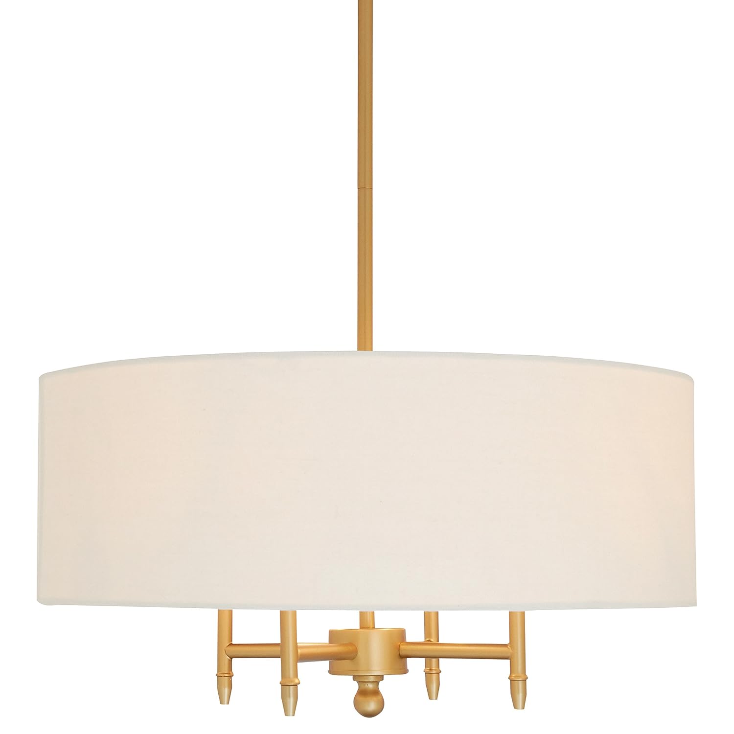 Classic 4-arm gold chandelier