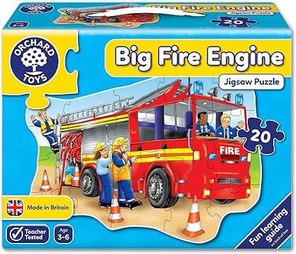 Orchard Toys Big Fire Engine, Multi Color