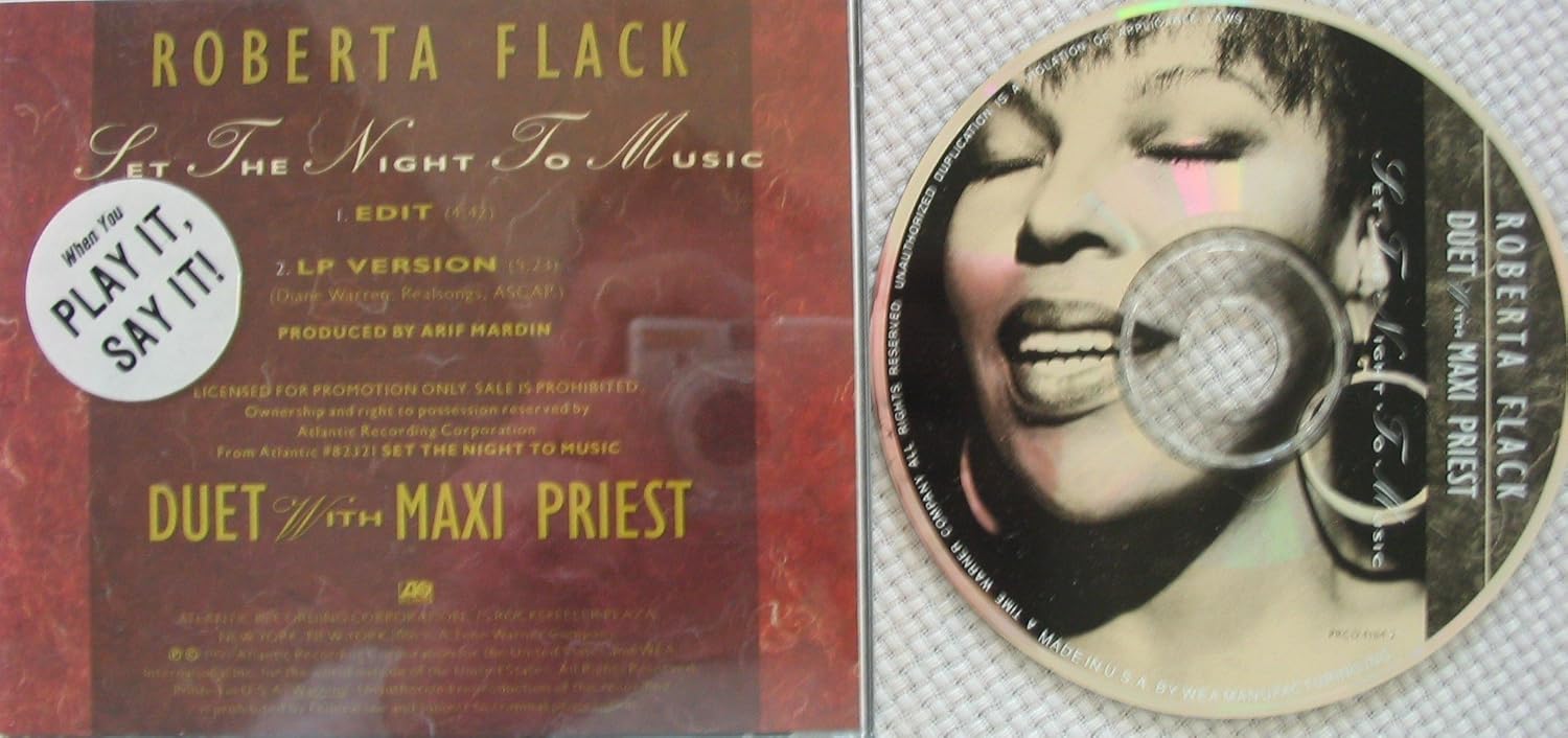 Set the night to music (4 tracks) by Roberta Flack/Maxi Priest by