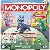 Monopoly Junior Board Game (2026 Edition) | 2 Games in 1 for Younger Kids, 2-Sided Board | Ages 4+ | 2-4 Players | 20 Mins. | Gifts for Preschoolers