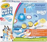 Crayola Bluey Light Up Stamper Art Set Color Wonder Mess Free Toys 3 AA view 2