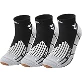 TENYSAF Mens Compression Socks for Running: Anti-Blister Ankle Socks 3 Pairs Athletic Socks for Runners Outdoor Hiking 2026