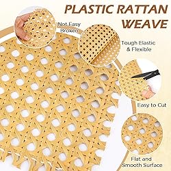 Rattan Cane Webbing Roll 24 Inch Width x 5 Feet