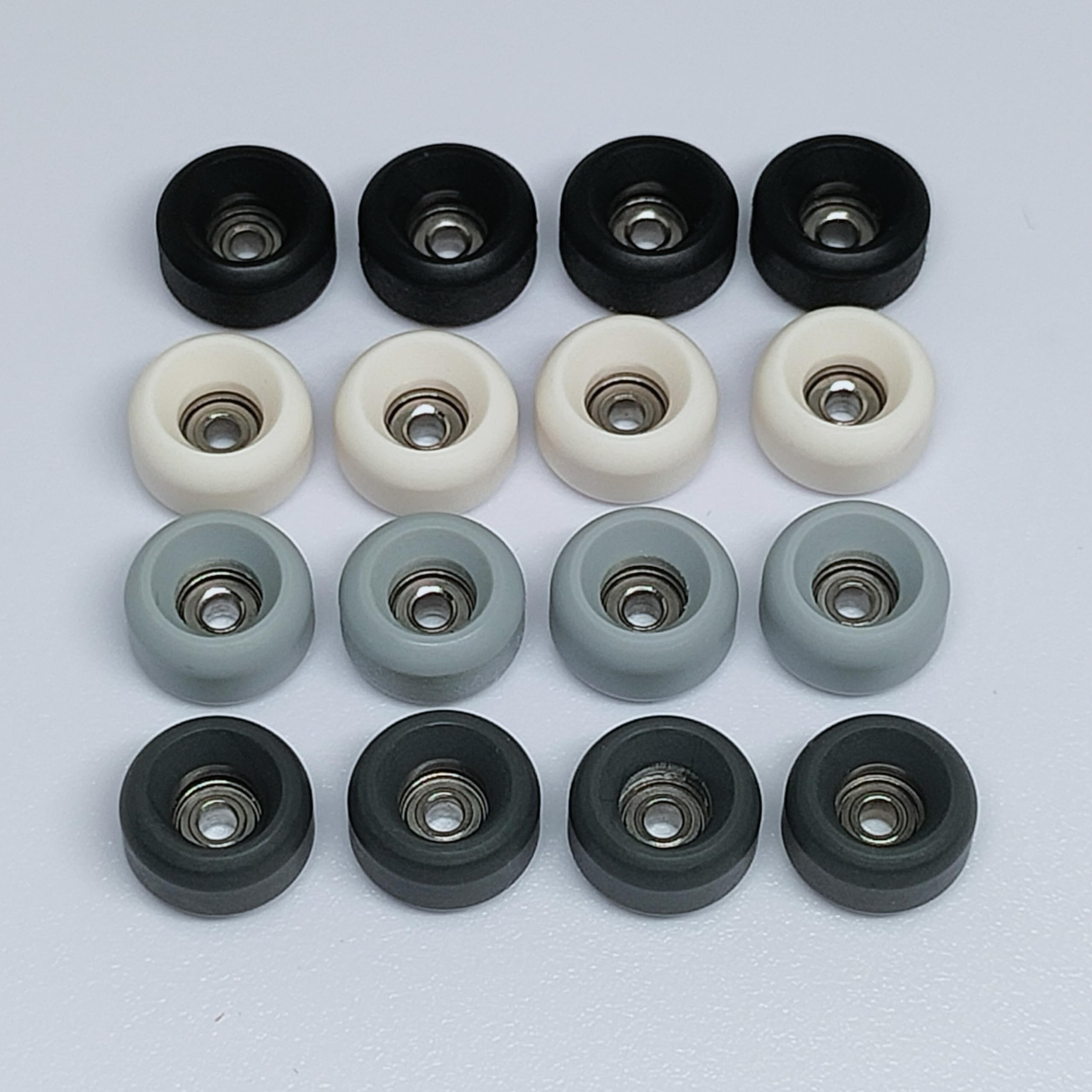 Urethane Pro Fingerboard Wheels Gray 65D Bearing Wheel Handmade Urethane Material-Ultra Spin Bearings Wheels -7.8 * 5mm