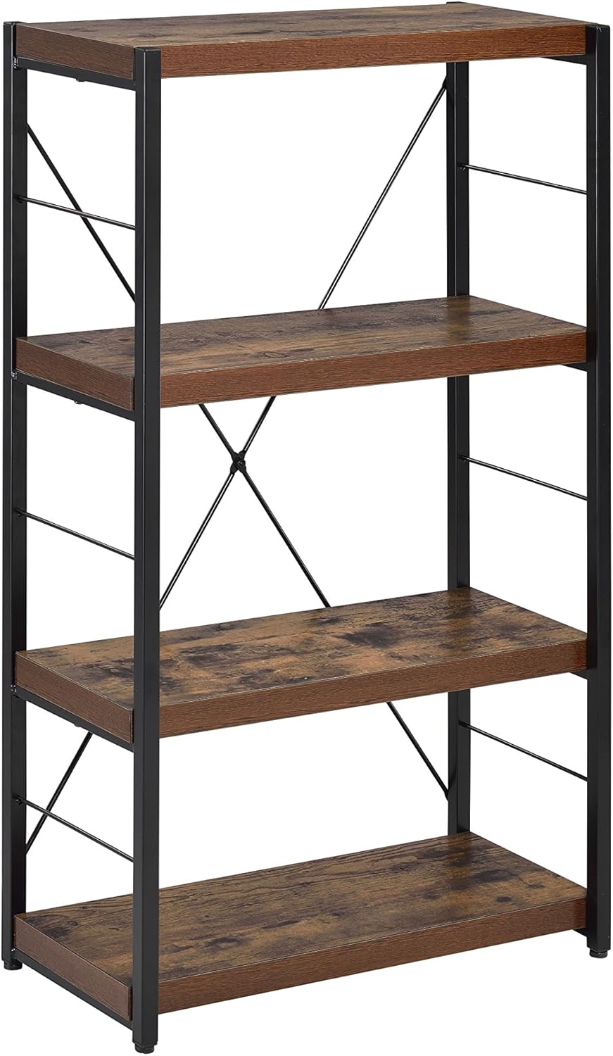 Best Acme Bob Weathered Oak And Black Tv Stand