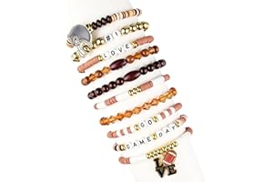 ARZASGO Friendship Bracelets Colorful Bracelet Set for Women Outfits Jewelry Set Fans Gifts