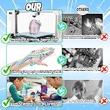 YILCER 12" 3D Printed Dragon Egg Toy Rainbow Color Safe Eco-Friendly Fidget view 4