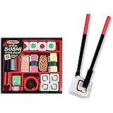 Melissa & Doug Sushi Slicing Wooden Play Food Set