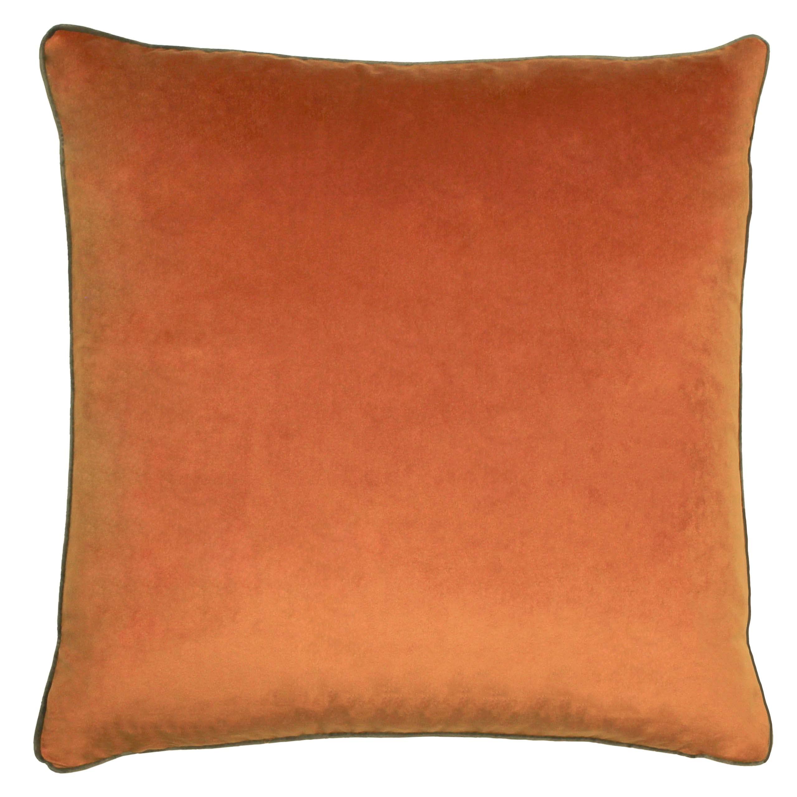 Riva Paoletti - Meridian Signature Collection, Pumpkin/Mocha, 55x55cm — image 1