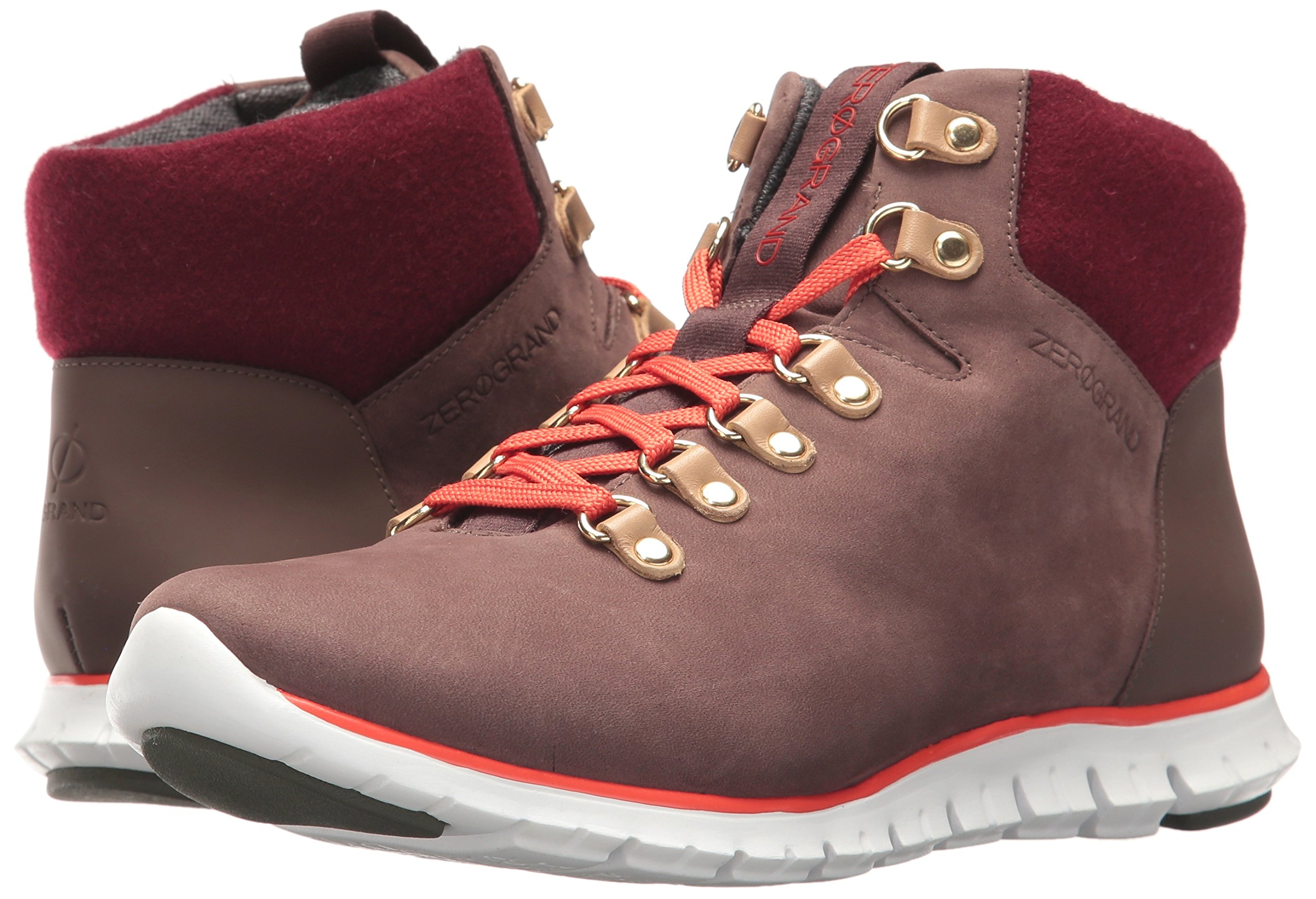 Cole Haan Womens Zerogrand Chestnut Hiking BOOTS Size 5 for sale online