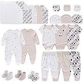 JELYLOVE Unisex Baby Boy Girl Layette Sets 22 Packs New Born Boy Girl Clothes Infant Essentials