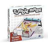 Logic Puzzle Game, Award Winning, Solo-Play Brain Teaser, for Kids Teens Adults Family Game Nights, 40 Fun Puzzles to Solve, Ages 8+, Tumble Maze by Blue Orange Games
