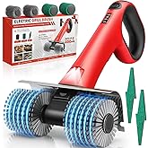 NeatLt Electric Grill Brush for Outdoor Grill, Cordless BBQ Grill Cleaner with Dual Rotating Heads, 450 RPM Motorized Grill Cleaning Brush with Forward &amp; Reverse, 6-Piece Replaceable Brush Set