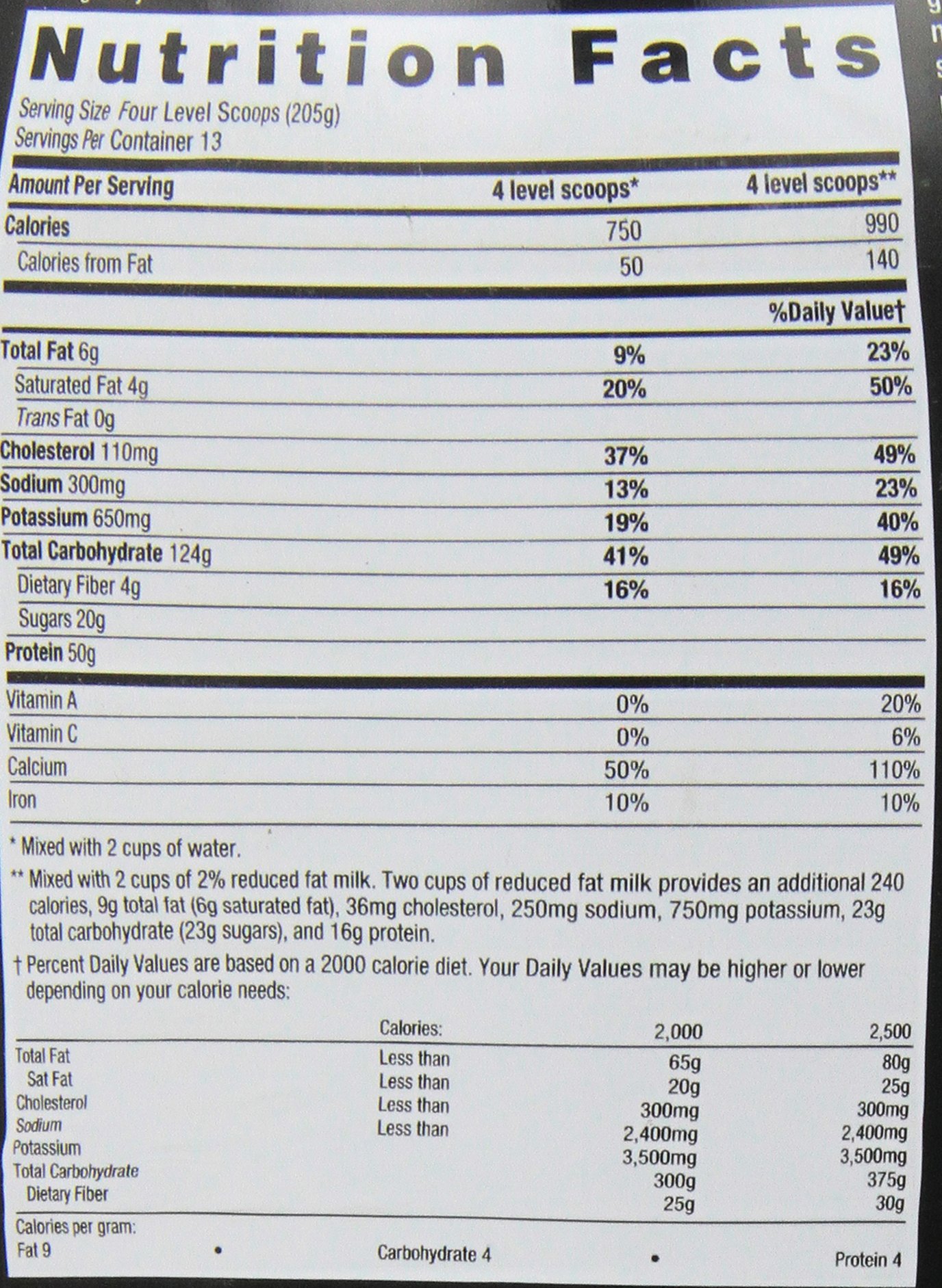 GNC Pro Performance AMP Amplified Mass XXX Weight Gainer, Strawberry, 6