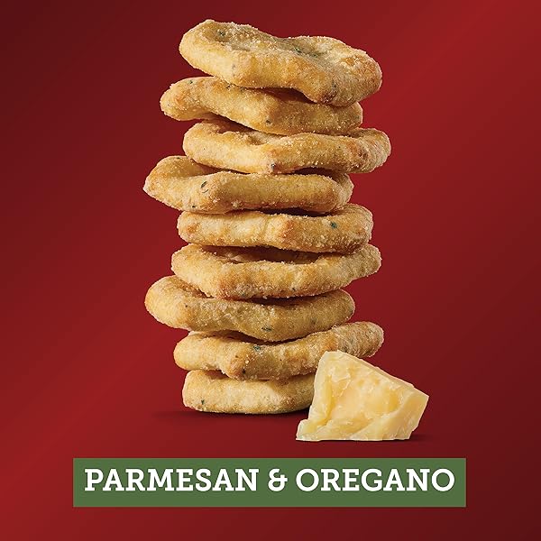 SARGENTO® CHEESE BAKES PARMESAN AND OREGANO CRACKERS, CHEESE CRACKERS, LUNCH SNACKS, 4.5 OZ