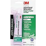 3M Marine Adhesive/Sealant Fast Cure 4200, 05260, White, 3 oz