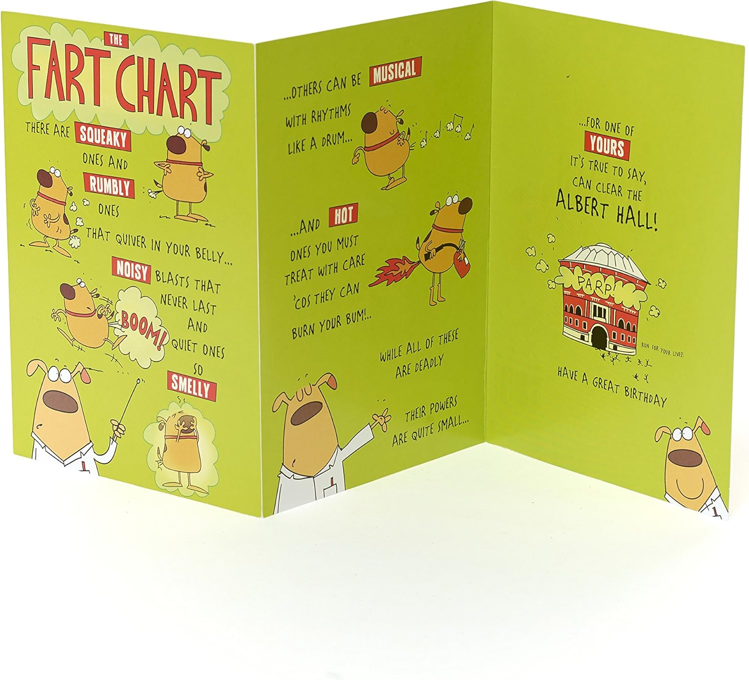 UK Greetings Birthday Card for Him/Friend - Funny Fart Design, bday funny farts, 127 mm x 178 mm (Pack of 1) - Image 3