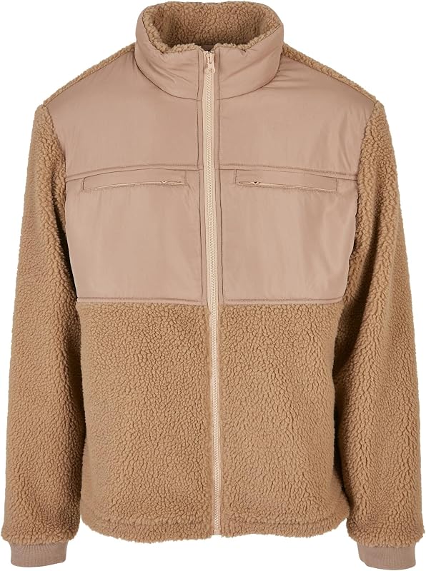 Herren Patched Sherpa Jacket unionbeige, M