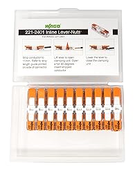 WAGO 221-2401 Lever Nuts Compact Splicing Inline
