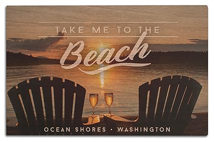 Amazon Com Lantern Press Ocean Shores Washington Take Me To The
