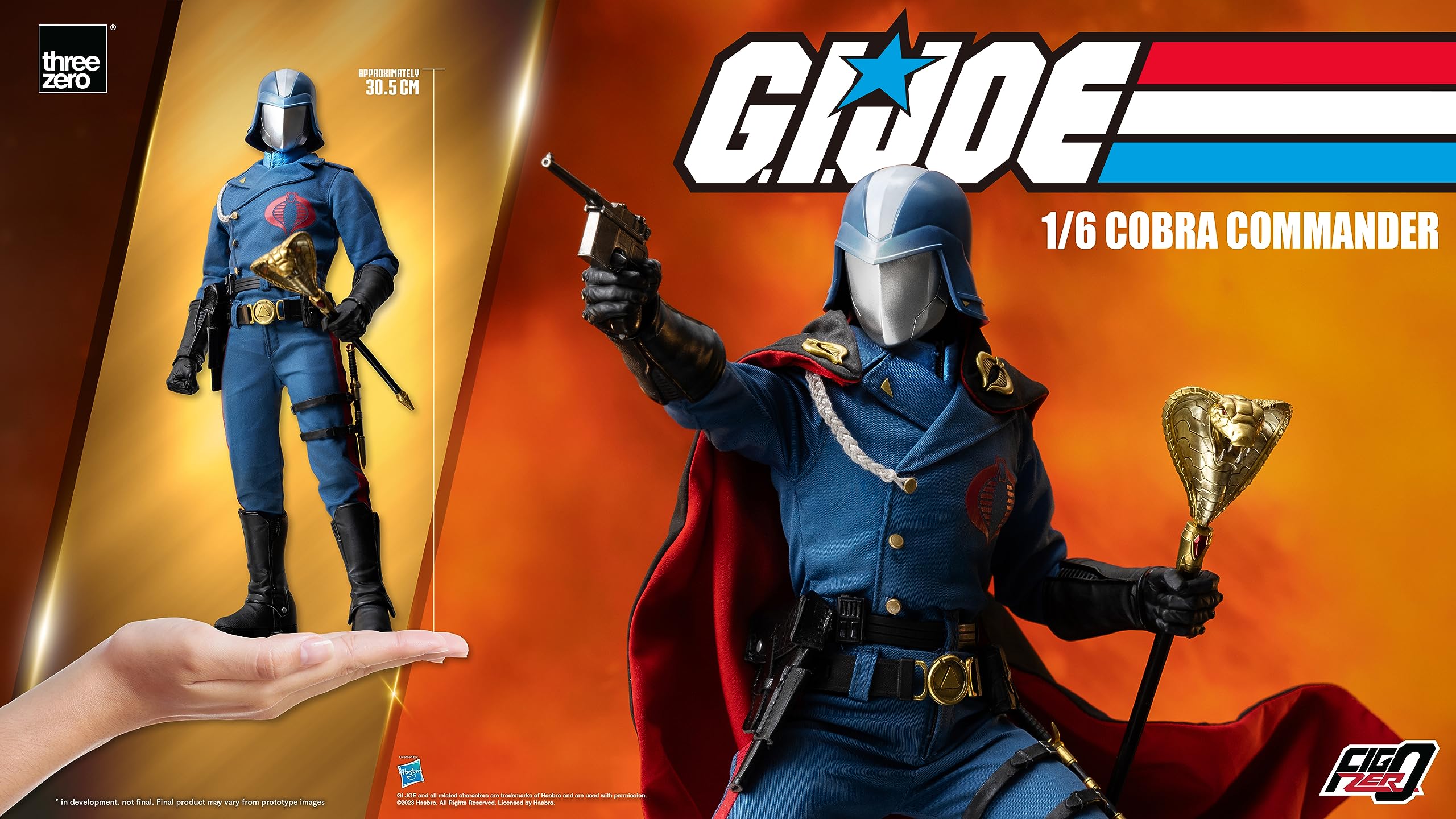 FigZero G.I. Joe: Cobra Commander 1:6 Scale Figure