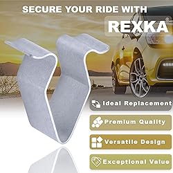 Rexka 30pcs Metal Trim Panel Spring Clip 16mm