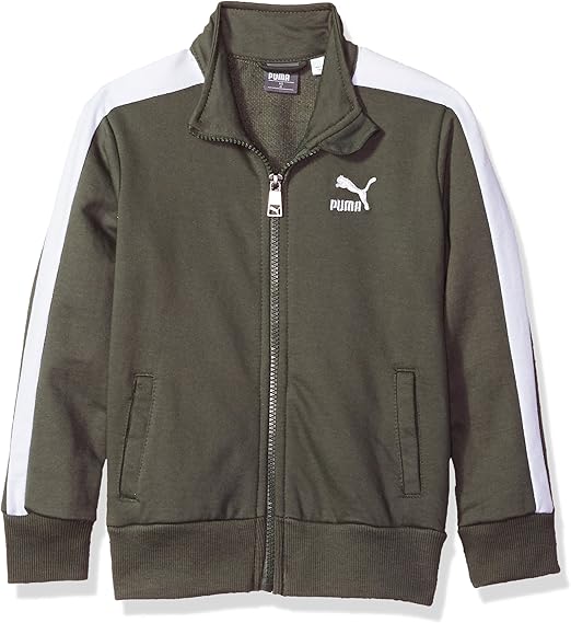 puma t7 track jacket grey