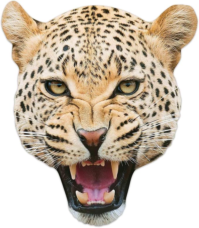 Leopard Single Face Mask l Animal Masks Amazon.co.uk Clothing