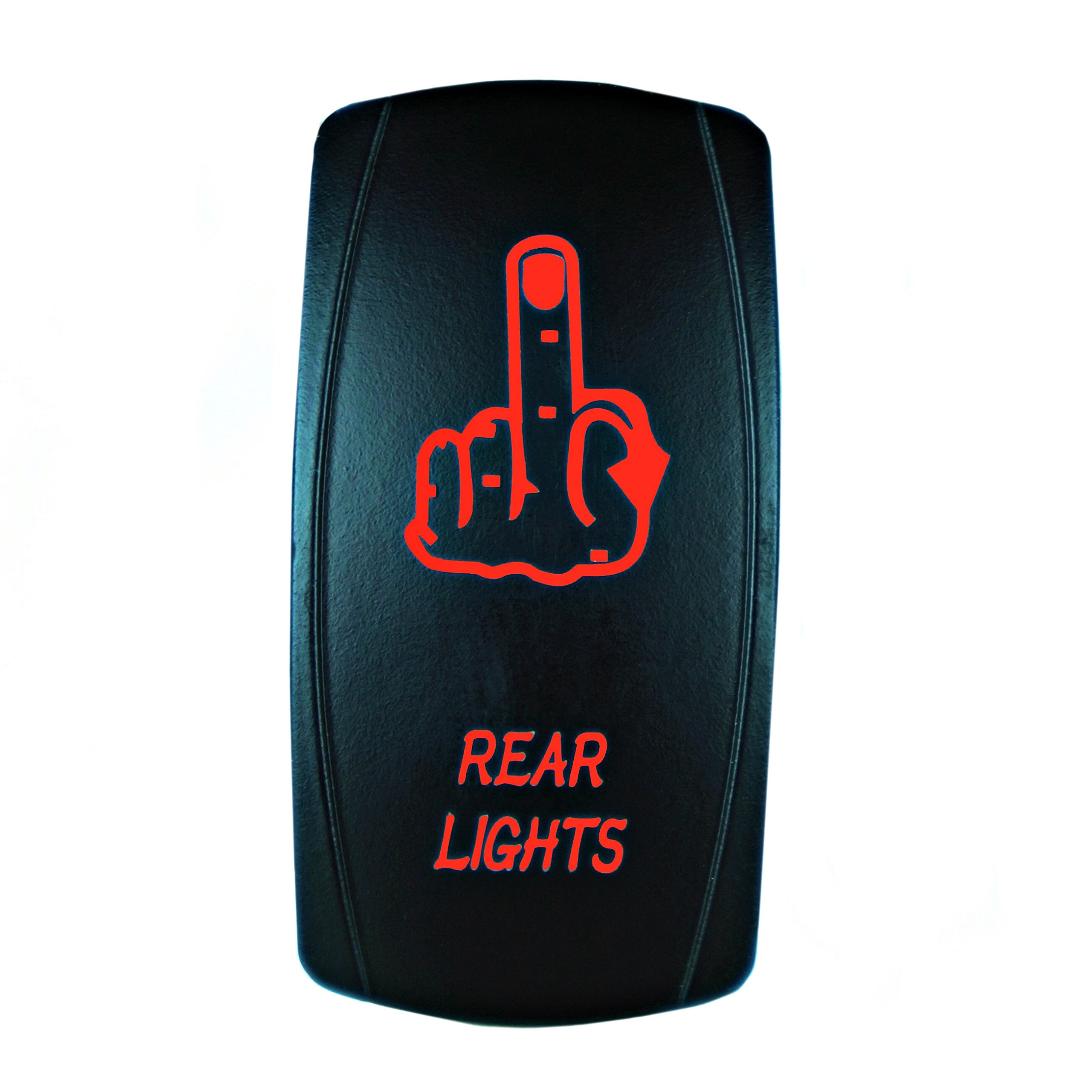 Buy STV Motorsports 5 Pin Laser Rocker Switch REAR LIGHTS (MIDDLE
