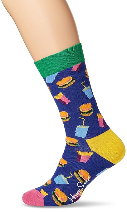 Happy Socks Unisex Freizeitsocken Hamburger Sock