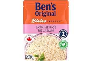 BEN'S ORIGINAL BISTRO EXPRESS Jasmine Rice, Long Grain Rice Side Dish, 240g Pouch