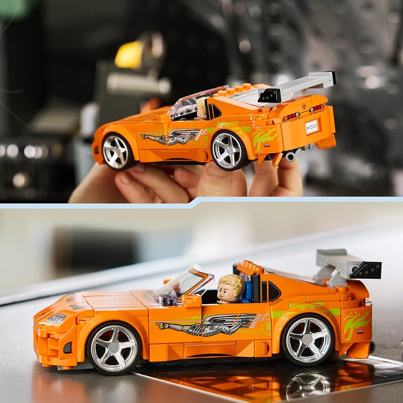 Speed Champions Toyota Supra MK4 de A Todo Gas - Maqueta de Coche Deportivo de Juguete con Minifigura de Brian O'Conner - Regalo Stem para Niños de 10+ Años Fans de Fast & Furious - 77260 — foto 5 de 8