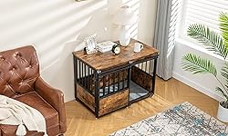 KOOPRO 40 Inch Dog Crate Furniture with Cushion for