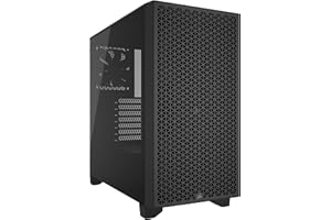 CORSAIR 3000D Airflow Mid-Tower PC Case – 2X SP120 Elite Fans – Four-Slot GPU Support – Fits up to 8X 120mm Fans – High-Airfl