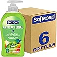 Softsoap Antibacterial Liquid Hand Soap, Gentle Clean, Sparkling Pear Scent Hand Soap, 11.25 Ounce, 6 Pack