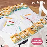 THE TWIDDLERS 30x Mini Colouring Pencils Multipack 180 Total Kids Party Bag view 6