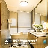 Lepro Bathroom Light Warm White 15W 1500 lm IP54 3000K Round Ceiling Light view 3
