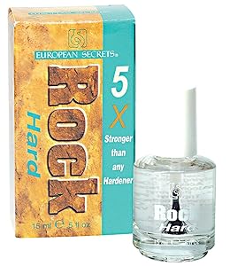 super nail European Secrets Rock Hard Hardener & Basecoat