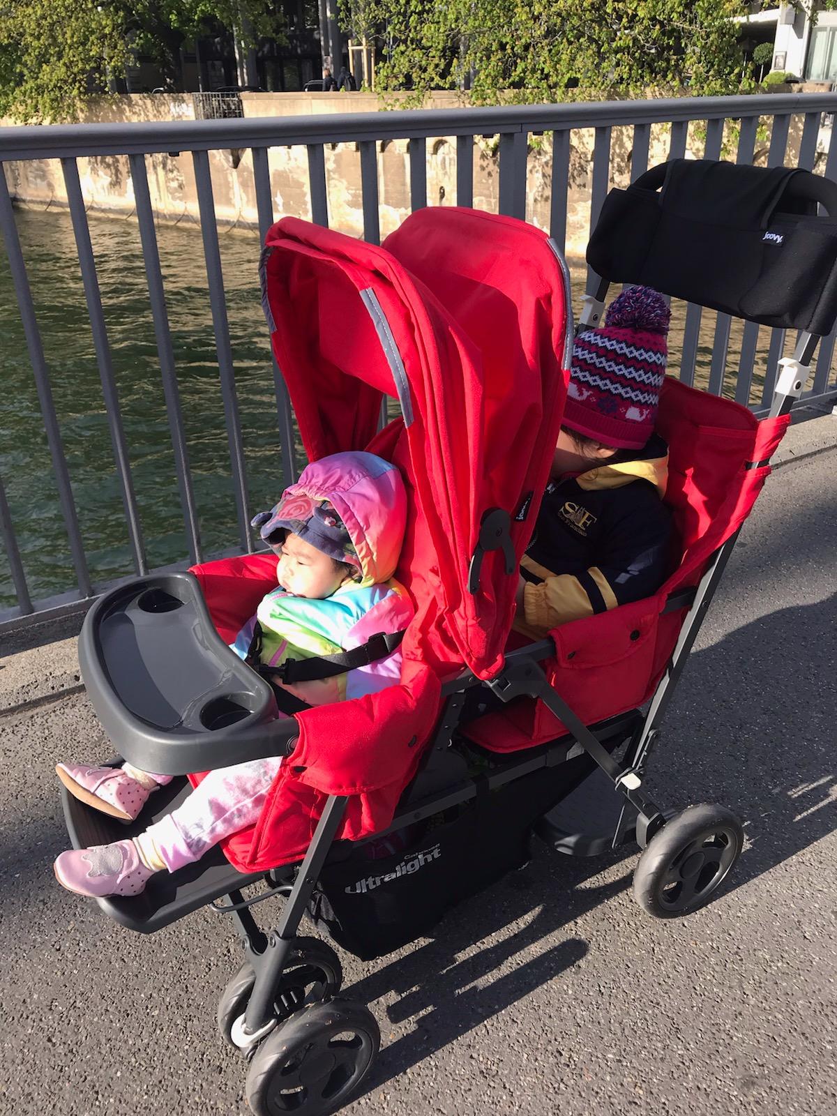 42/mo Finance Joovy Caboose Ultralight Sit and Stand Double Stroller