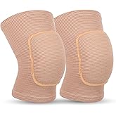 1 Pair Arm Brace Pads Elbow Protector Strap,Support Fitness Arm Protector Compression Arms Breathable Sleeve Wrap with Padded Soft Support Cushion for Men and Women(Skin color)