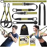 Home Resistance Training Kit, Resistance Trainer Exercise Straps with Handles, Door Anchor and Carrying Bag for Home Gym, Bod