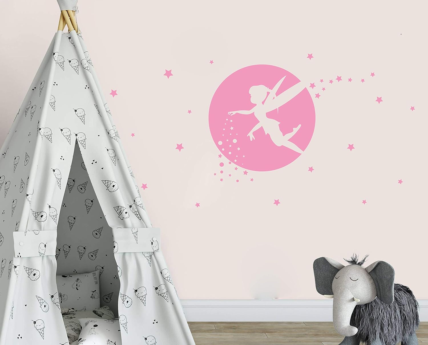 Fairy Wall Decals, Girl Room Decor, Nursery Wall Decals
