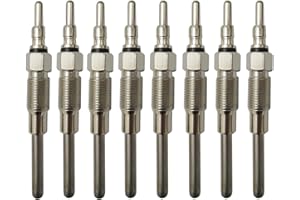 XSPANDER 8 Pcs Diesel Glow Plugs E2TZ12A342A for Ford 1987-1994 IDI 6.9 7.3L F250 F350 F59 E250 E350 Ref.# ZD-9 / DRX00084 /